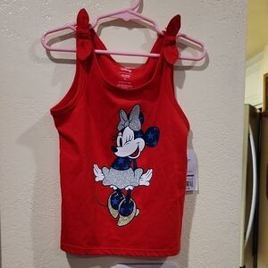 Disney Minnie Mouse Red and Blue Kids Tank Top